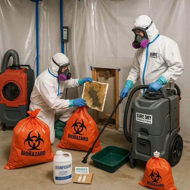 Contaminated Water Handling Protocols process in Waggaman, LA
